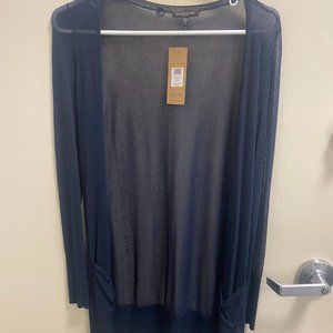 Navy Eileen Fischer Cardigan